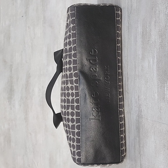 Kate Spade Black and White Geometric Diaper Bag - Picture 6 of 11